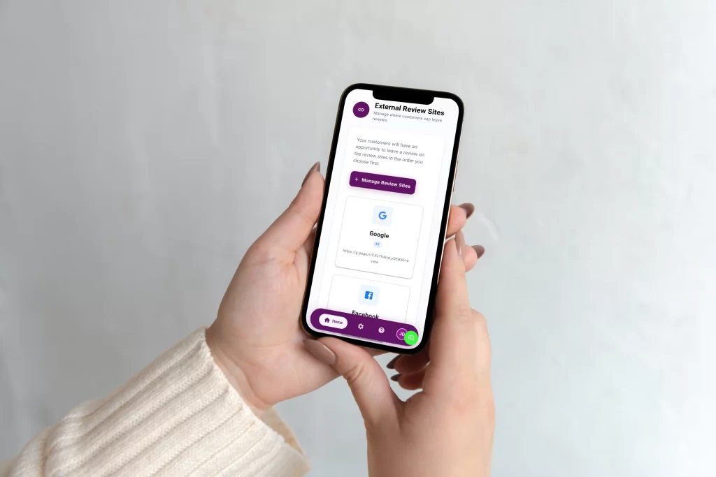 HubSpark App - External Review Sites