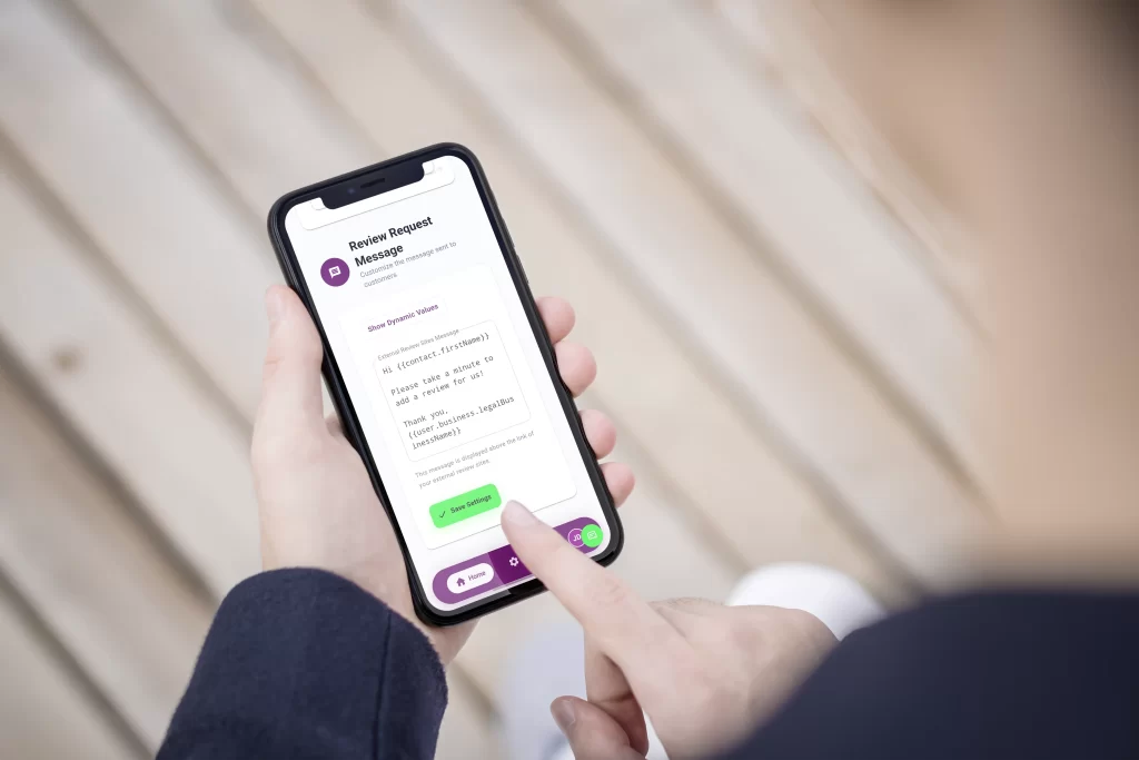 HubSpark App - Review Request Message
