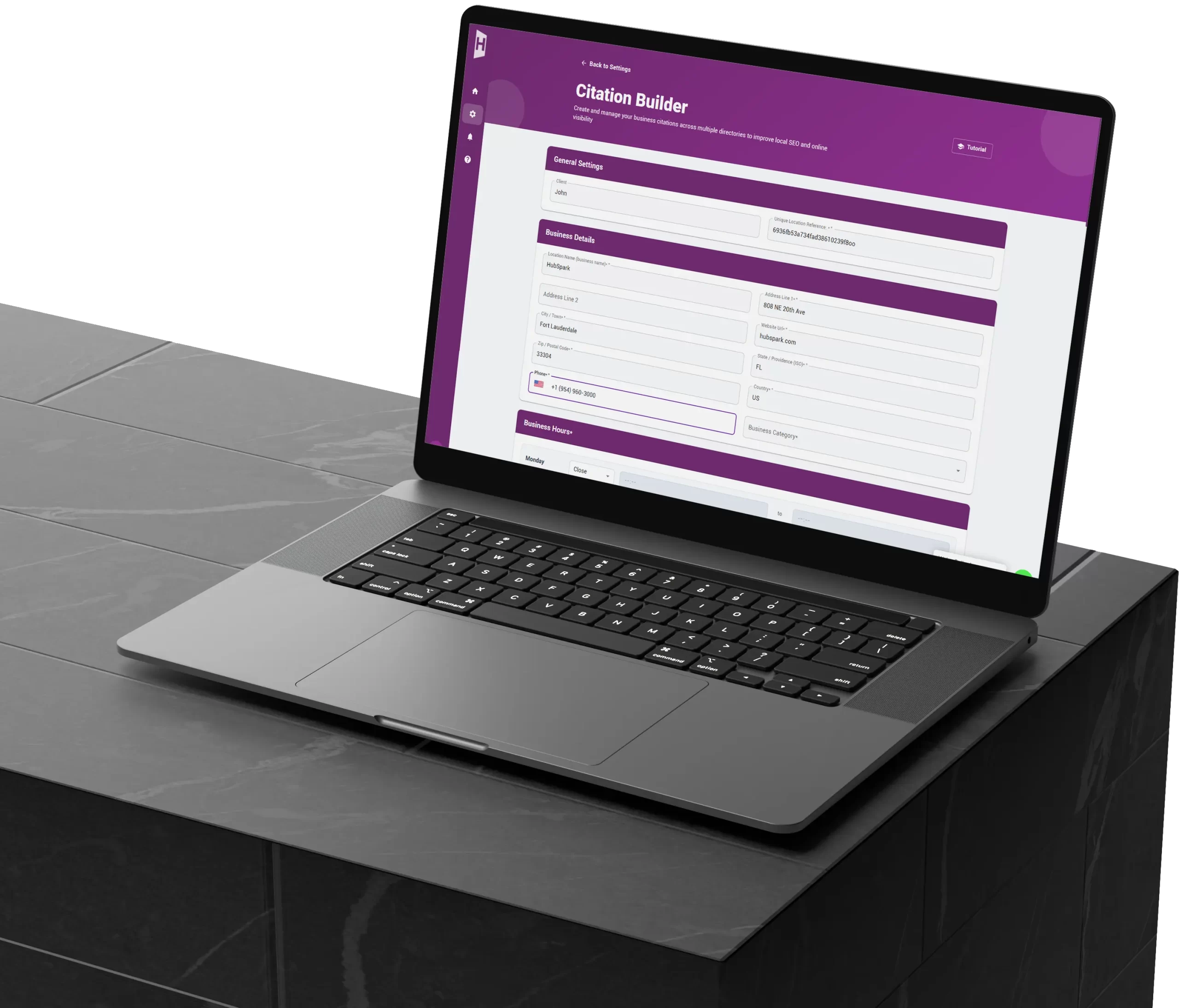 HubSpark App - Listing Management