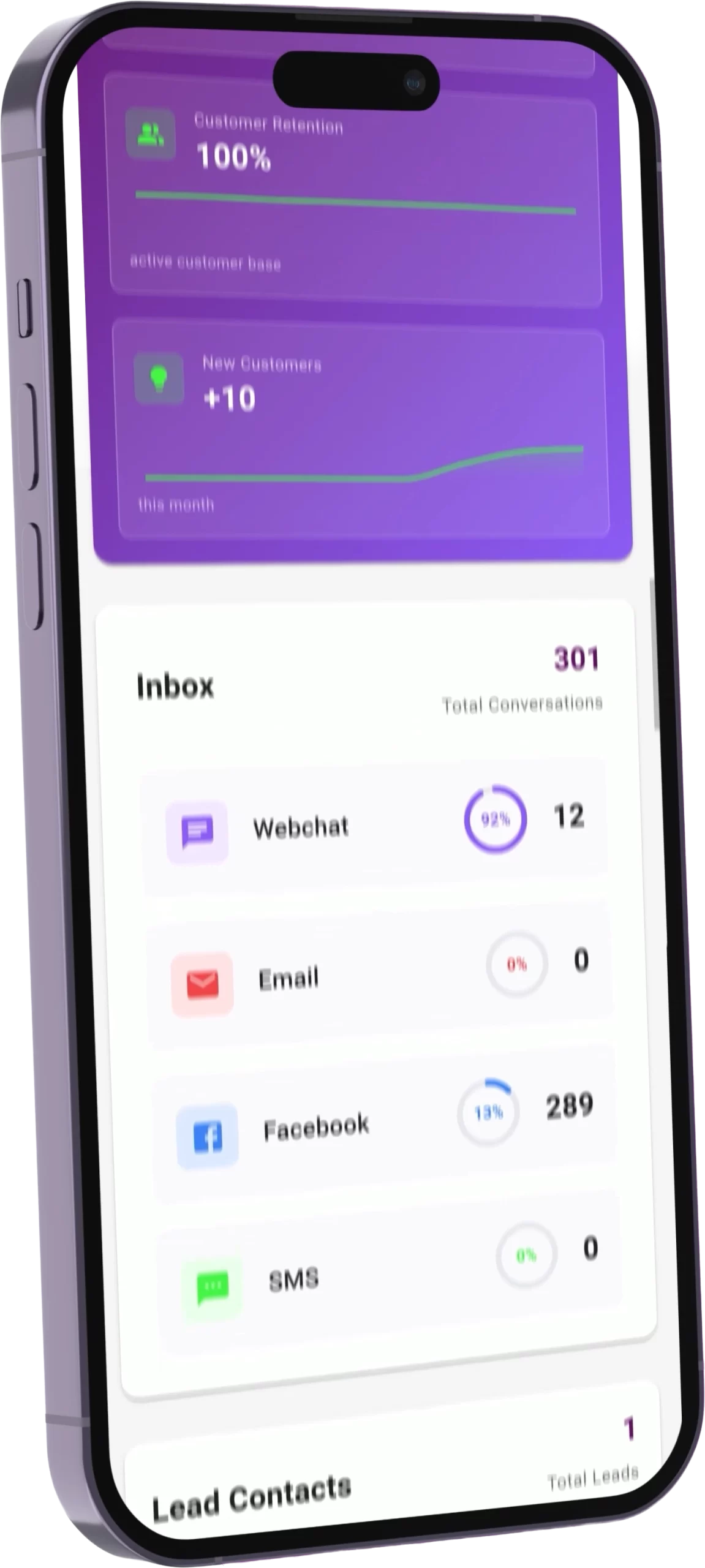 HubSpark App - Dashboard