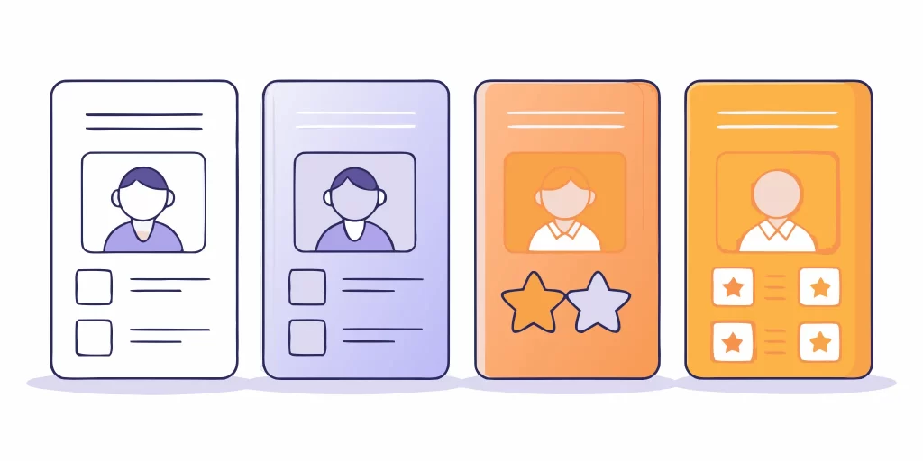 An agency dashboard comparing reputation management software with features and star ratings.